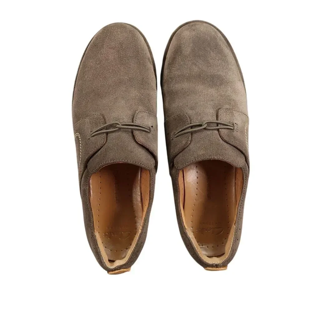 Clarks Shoes Womens 9 Slip On Casual Oxford Leather Comfort Unstructured Artisan